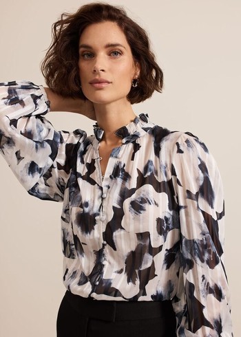 Phase Eight Feya Floral Print Shirts Multicolor Australia | IL7129540